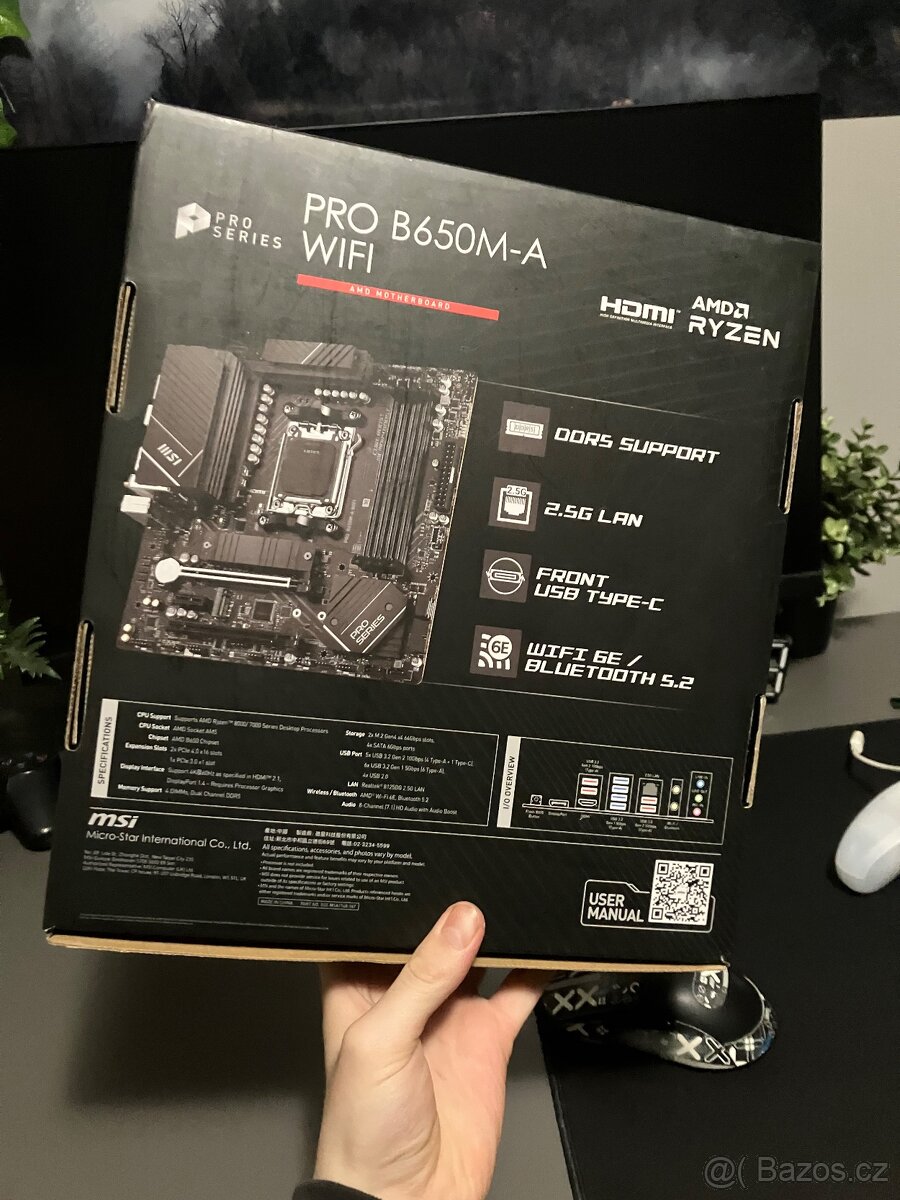 Msi pro b650m-a wifi záruka Mironet - 9