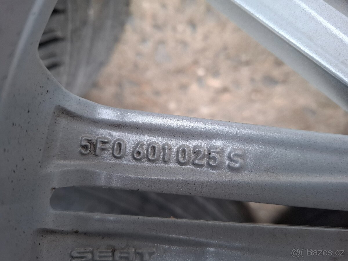Alu kola 17" Seat Leon rozteč 5x112 s pneu 225/45R17 - 9