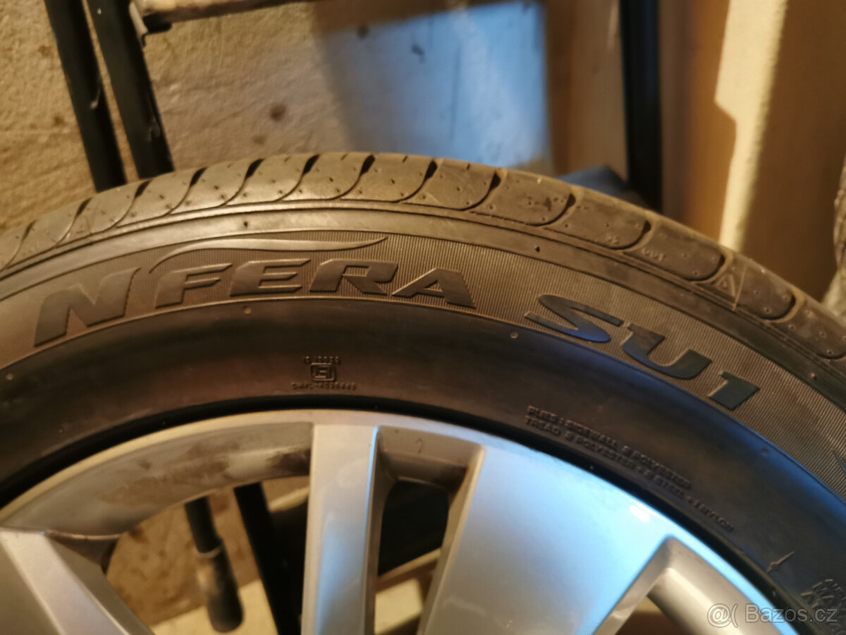 Škoda Kodiaq - orig. 18" alu s letnými pneu DOT 24 a 22 - 9