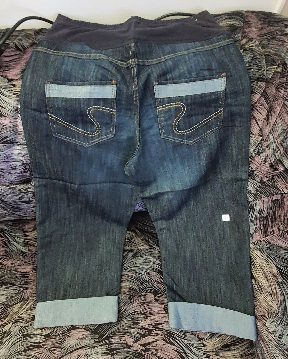 Těhotenské kalhoty, kraťasy, džínové i plátěné - 9