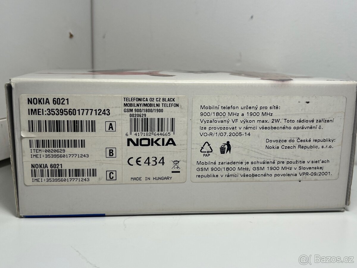 Nokia 6021 s kompletním balením - 9