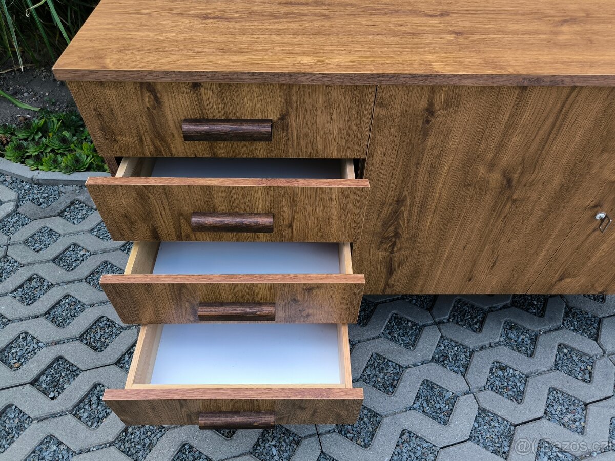 Moderní "retro" komoda, skříňka, prádelník - 9