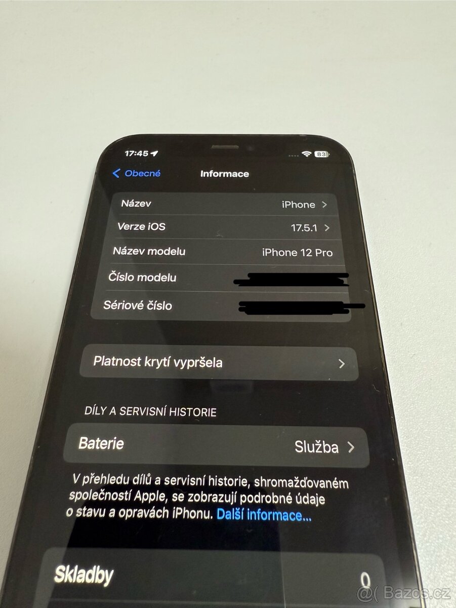 iPhone 12Pro -128Gb - baterie - 77% - 9