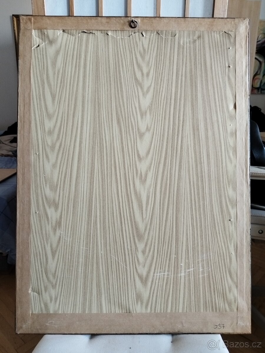 obraz DÍVKA V KROJI, sign. Jaroslav Štika - 9