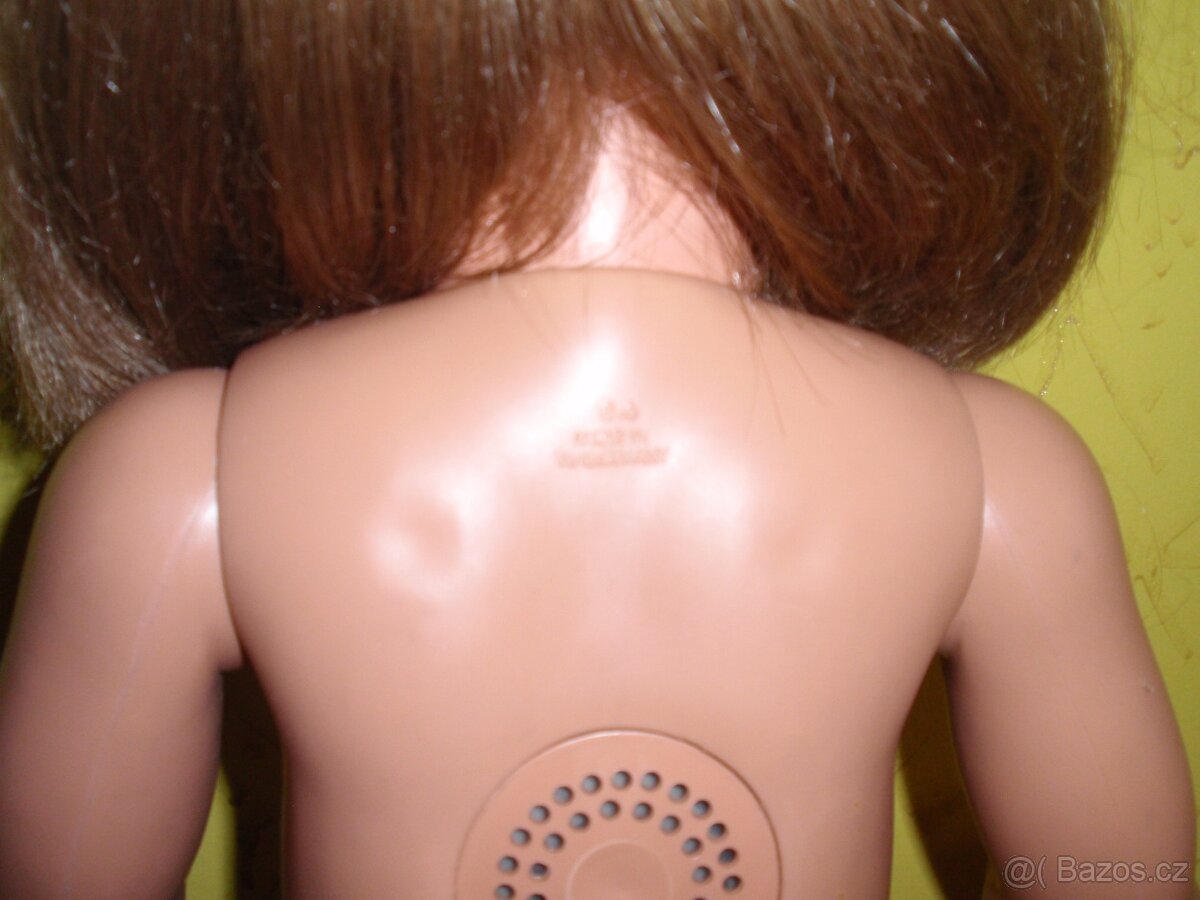 Stará značená panenka v původních šatech a botách - 9