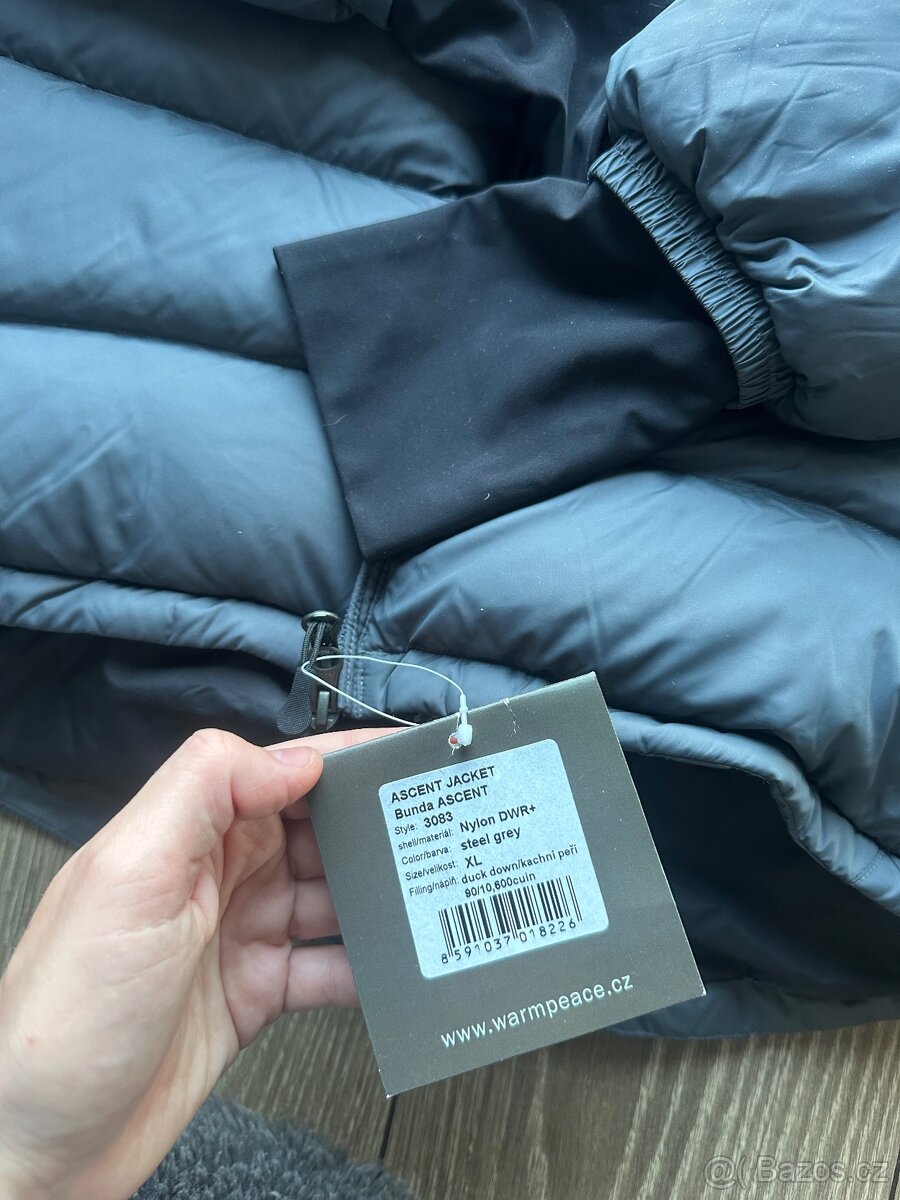 Péřová bunda Warmpeace Ascent Jacket - 9