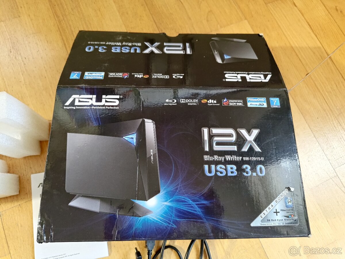 Blu-Ray vypalovačka ASUS BW-12D1S-U - 9