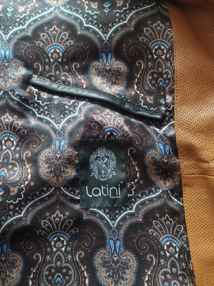 Pánská kvalitní kožená bunda LATINI, velikost XXXL - 9
