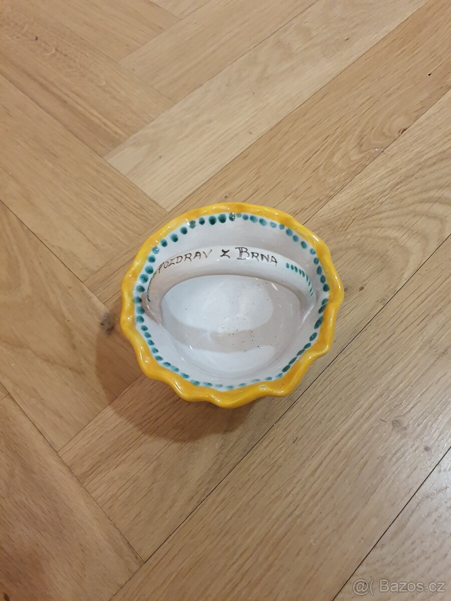 Keramika / porcelán / hrníček / talířek / lžíce - 9