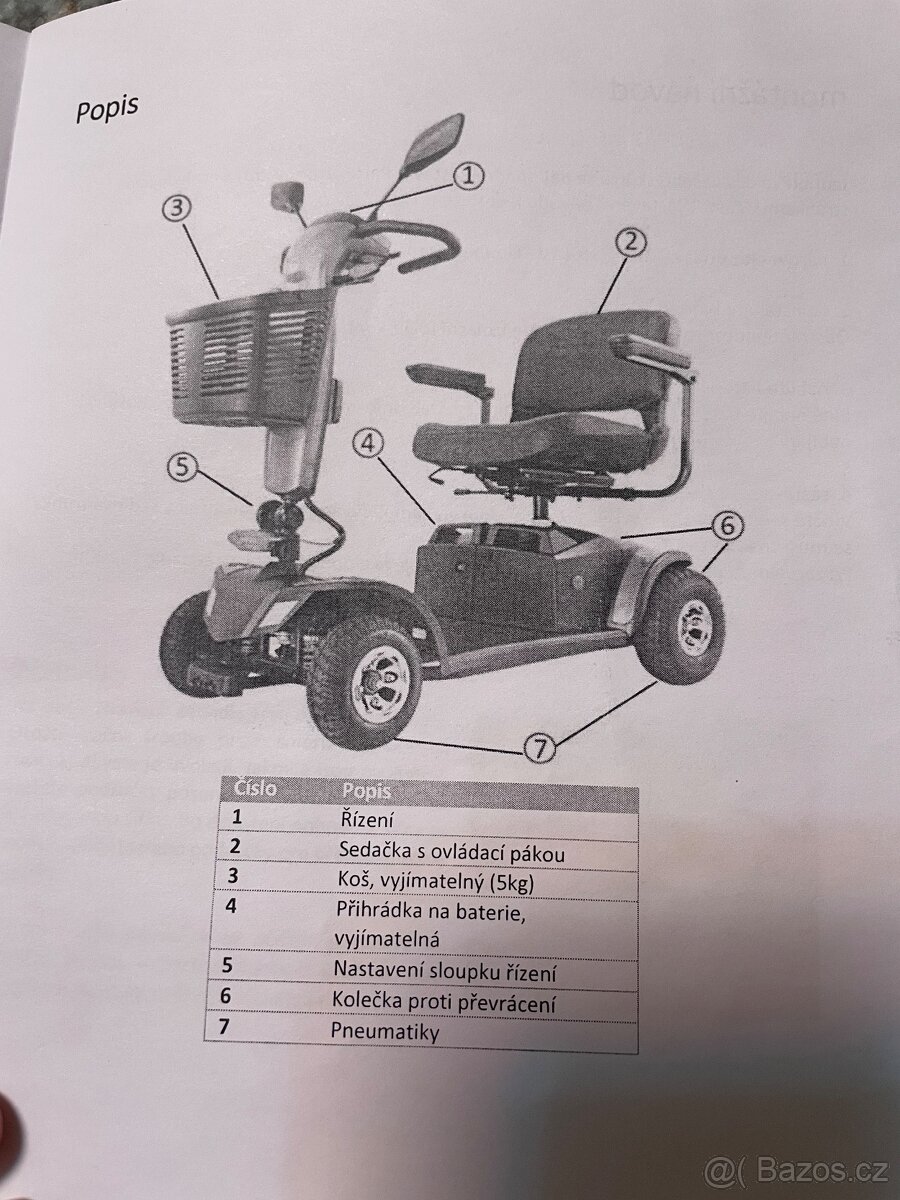 Elektrický vozík - skútr R300S - 9