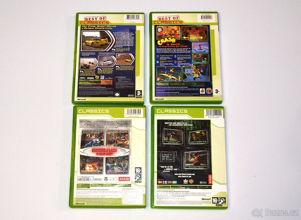 Xbox Video Game System + 4 hry - 9