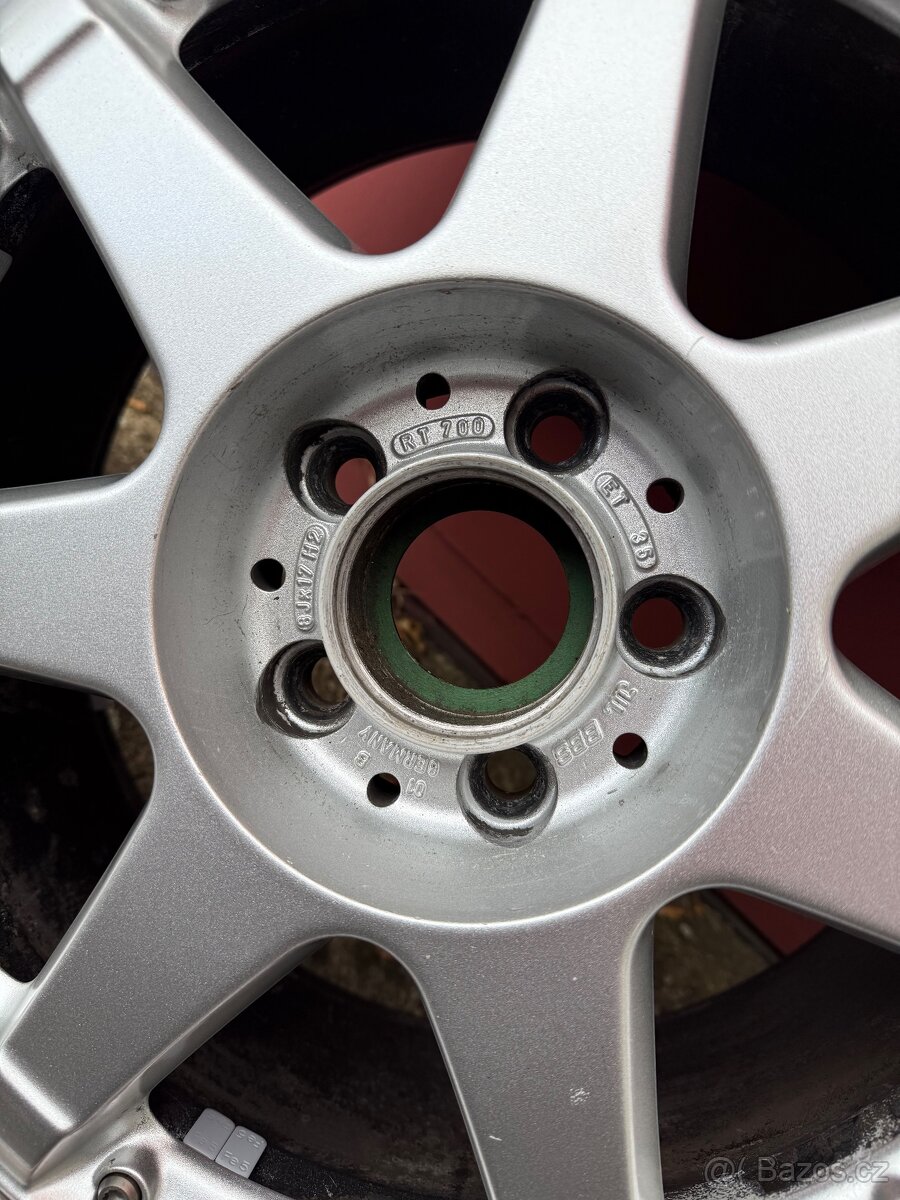 Dvoudilne alu kola BBS rt700 5x112 r17 , 8x17j et 35 - 9