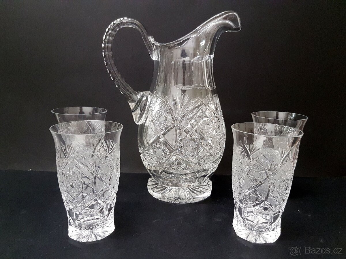 Karafa a 4x sklenice - 9