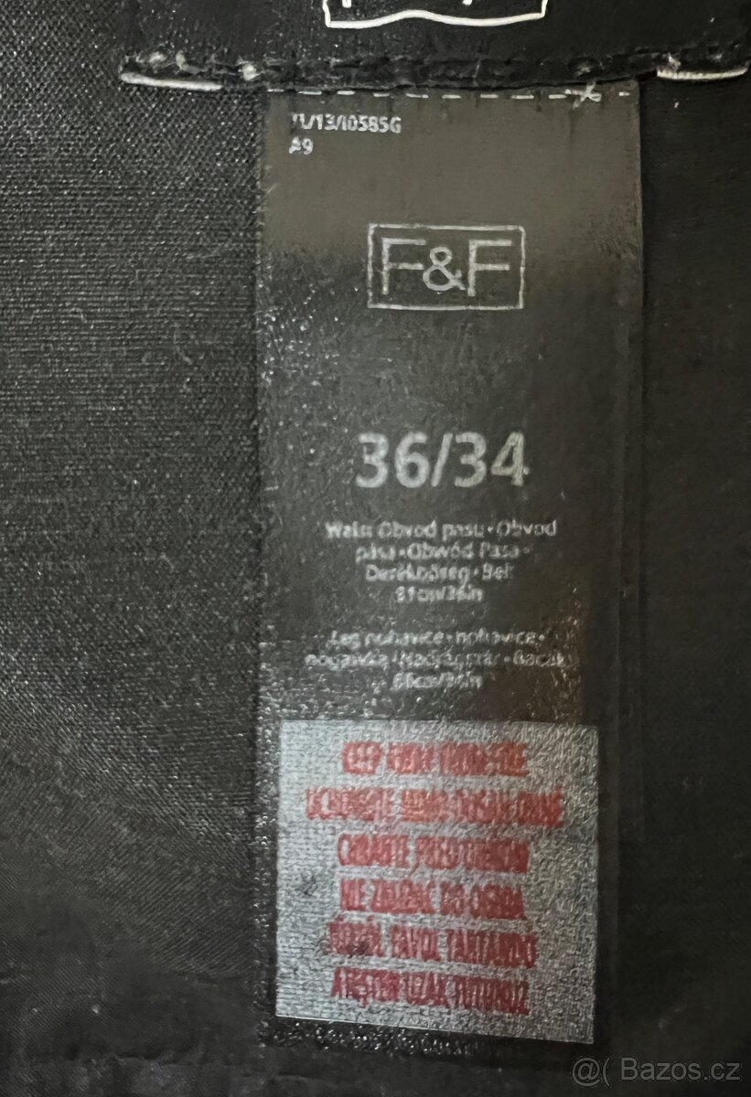 Zánovní panský oblek F&F. - 9