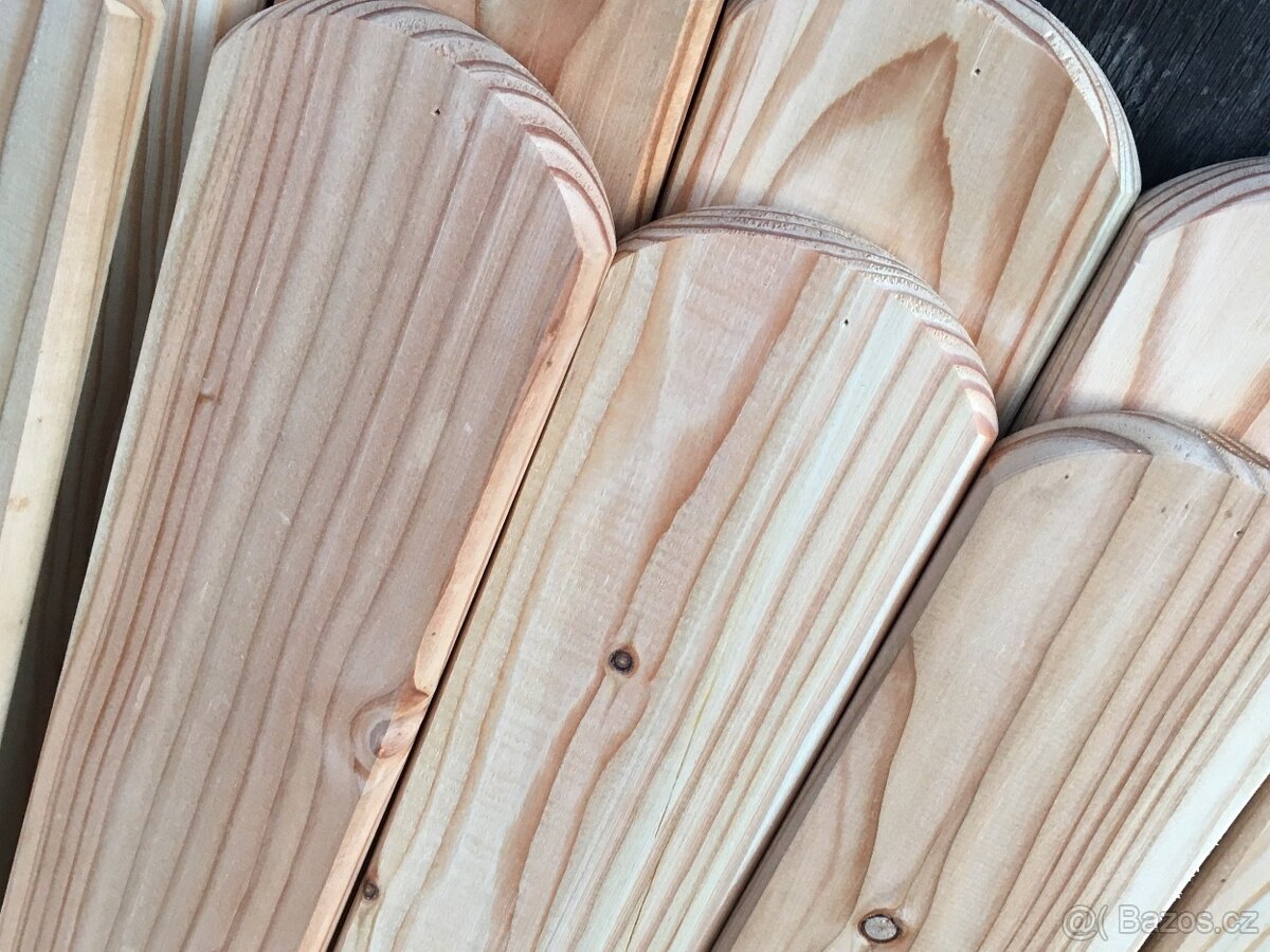 Dřevo- Plotová modřínová prkna plotovka plaňky na plot - 9
