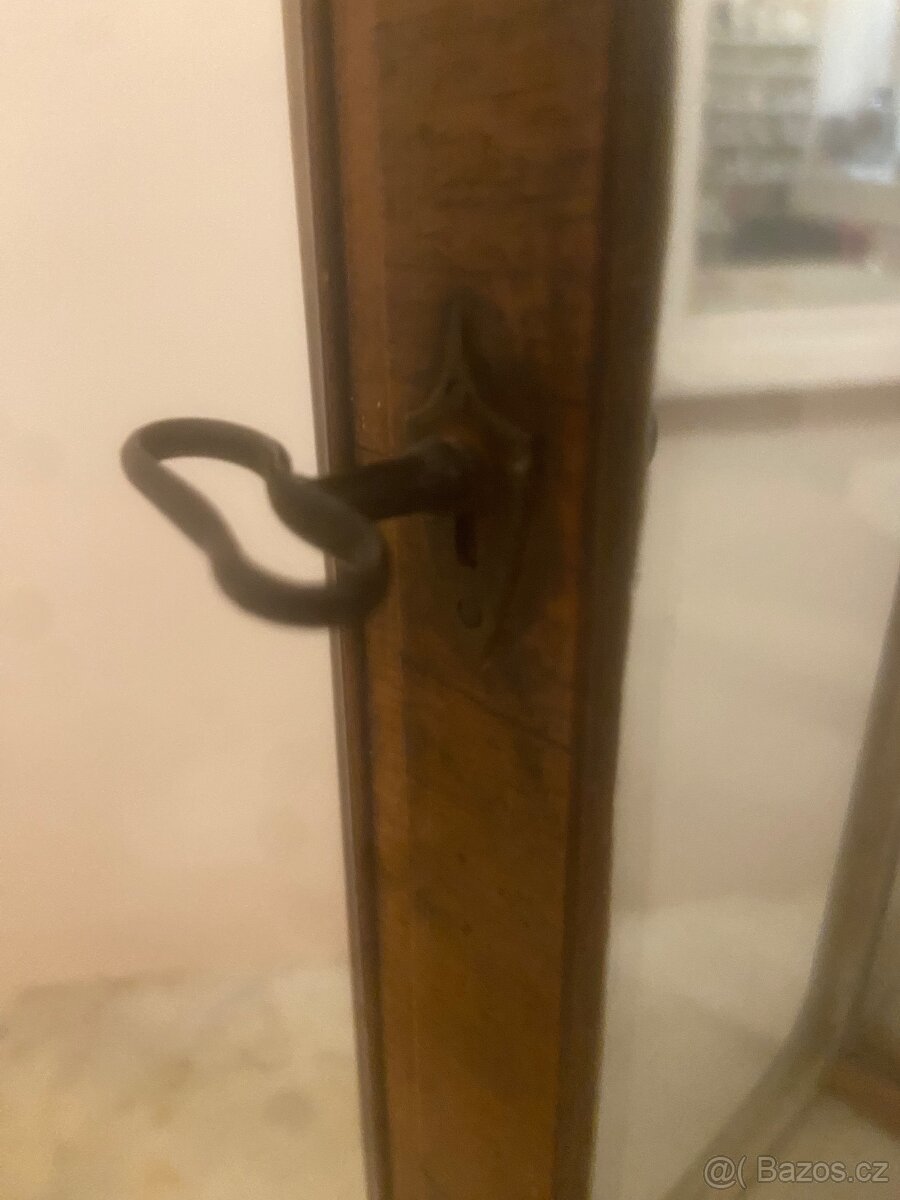 Historická závěsná skříňka Biedermeier - 9