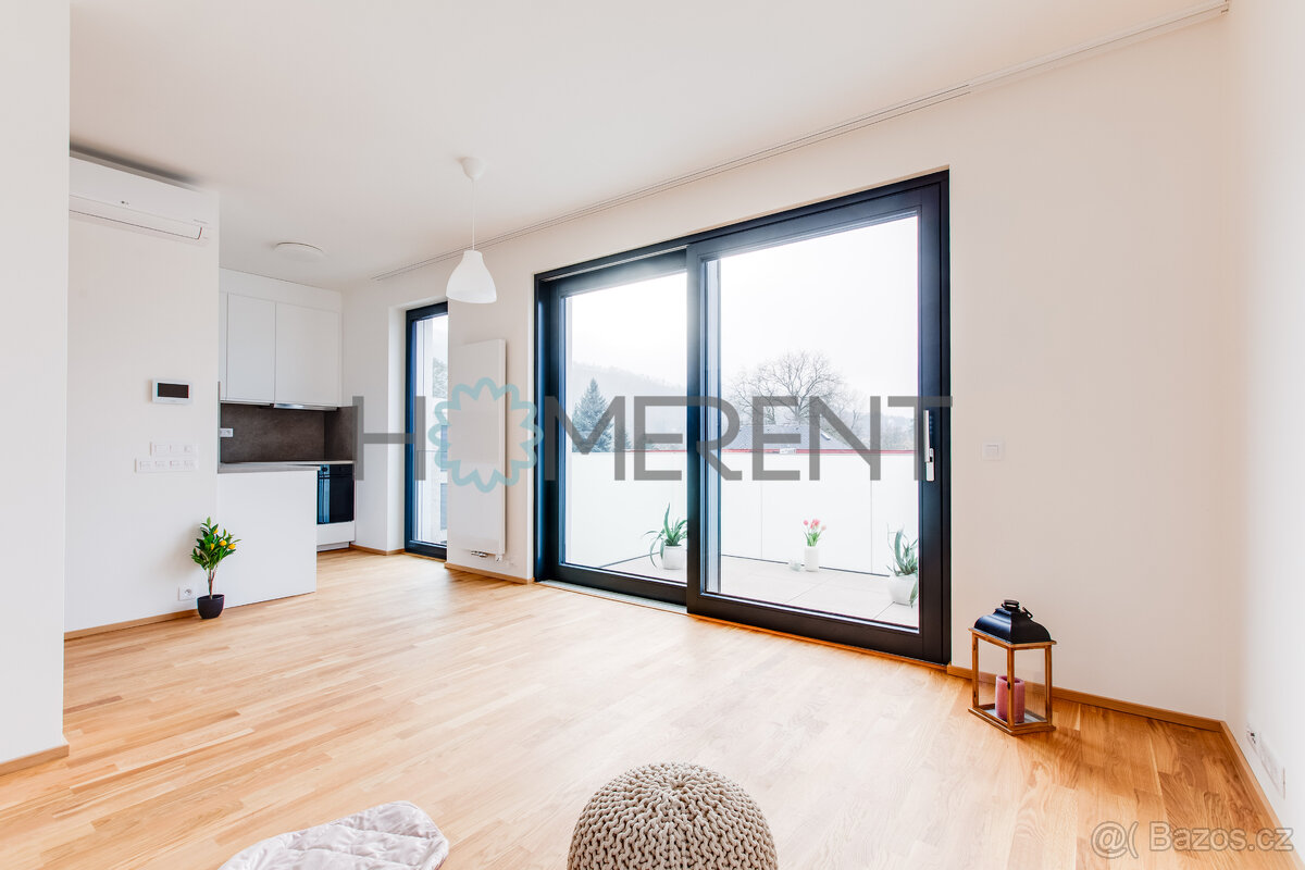 Pronájem moderního bytu 1+kk s balkonem v novostavbě, Černoš - 9