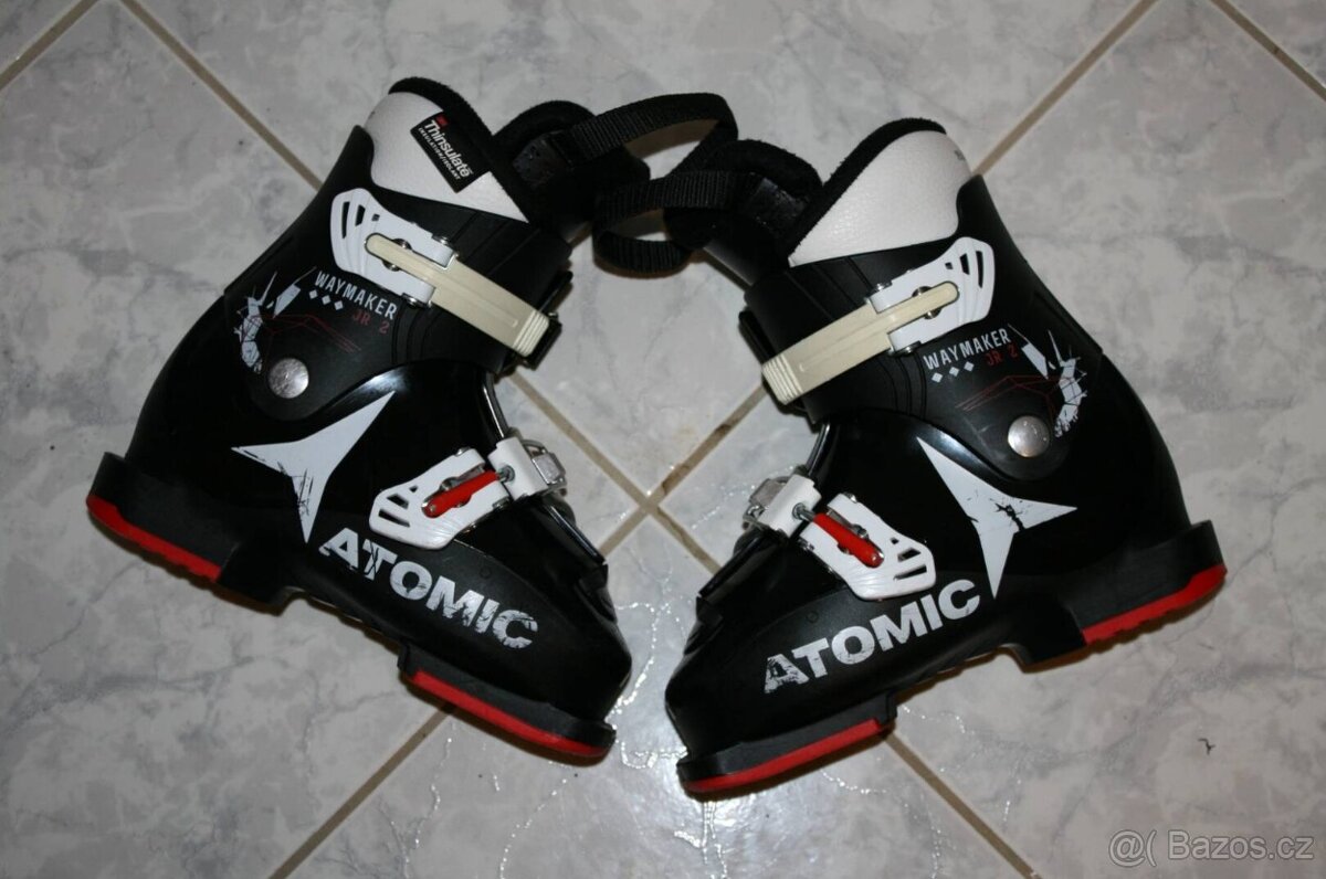 lyže Stockli 100 cm , lyžaky Atomic - 9