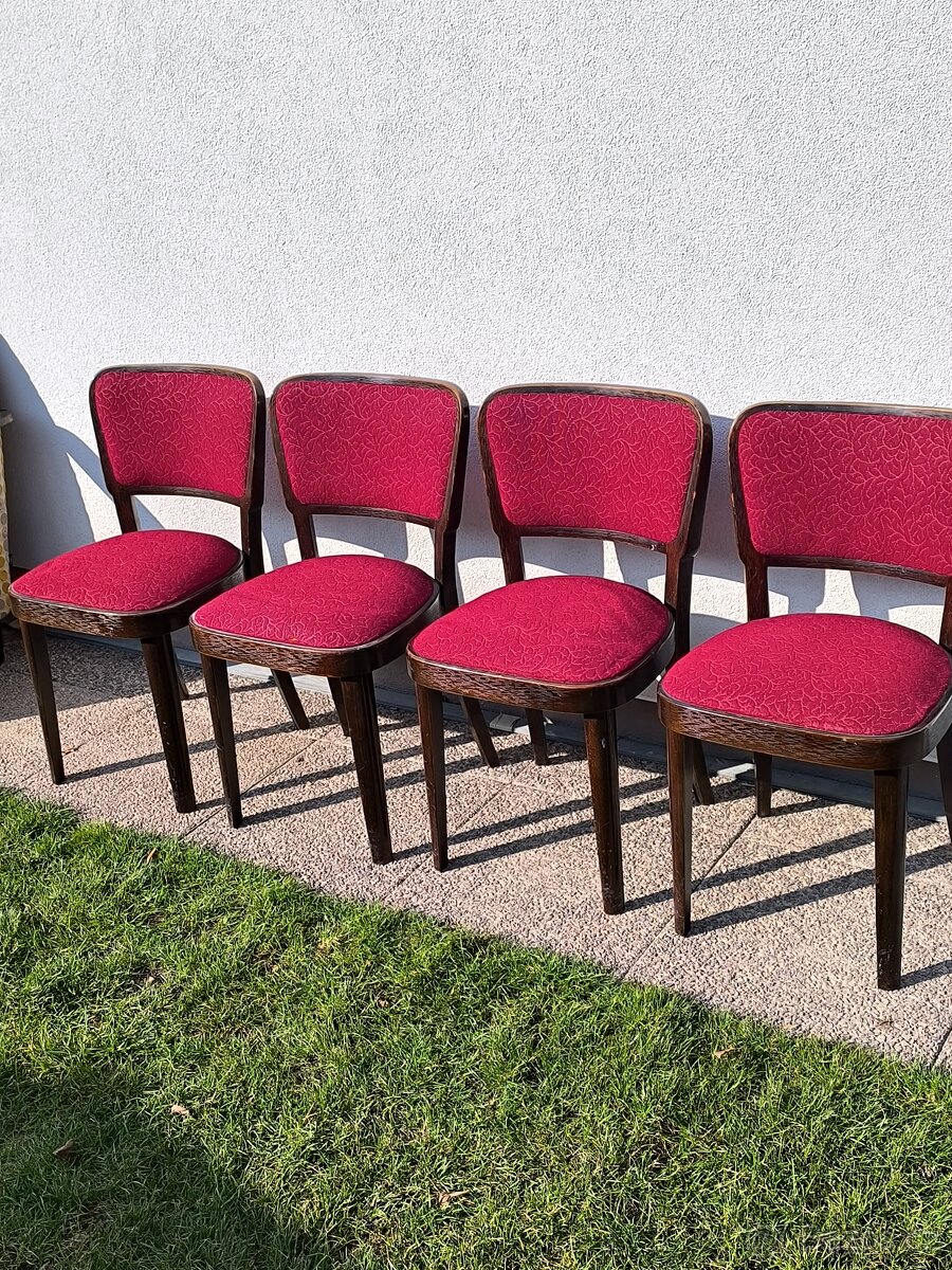 Prodám dřevěné jídelní židle THONET - 9