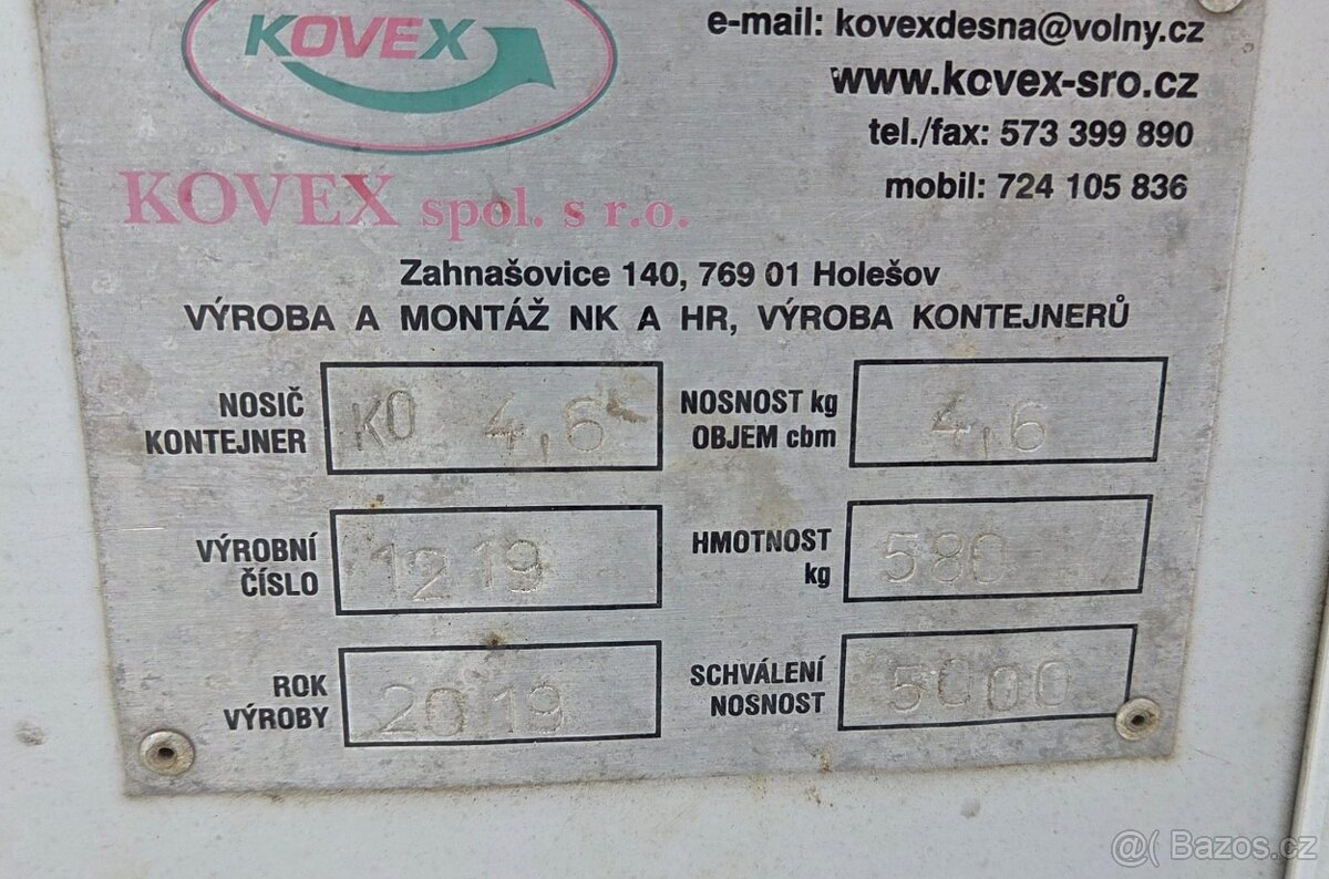 KONTEJNER BOČNICOVÝ - 9