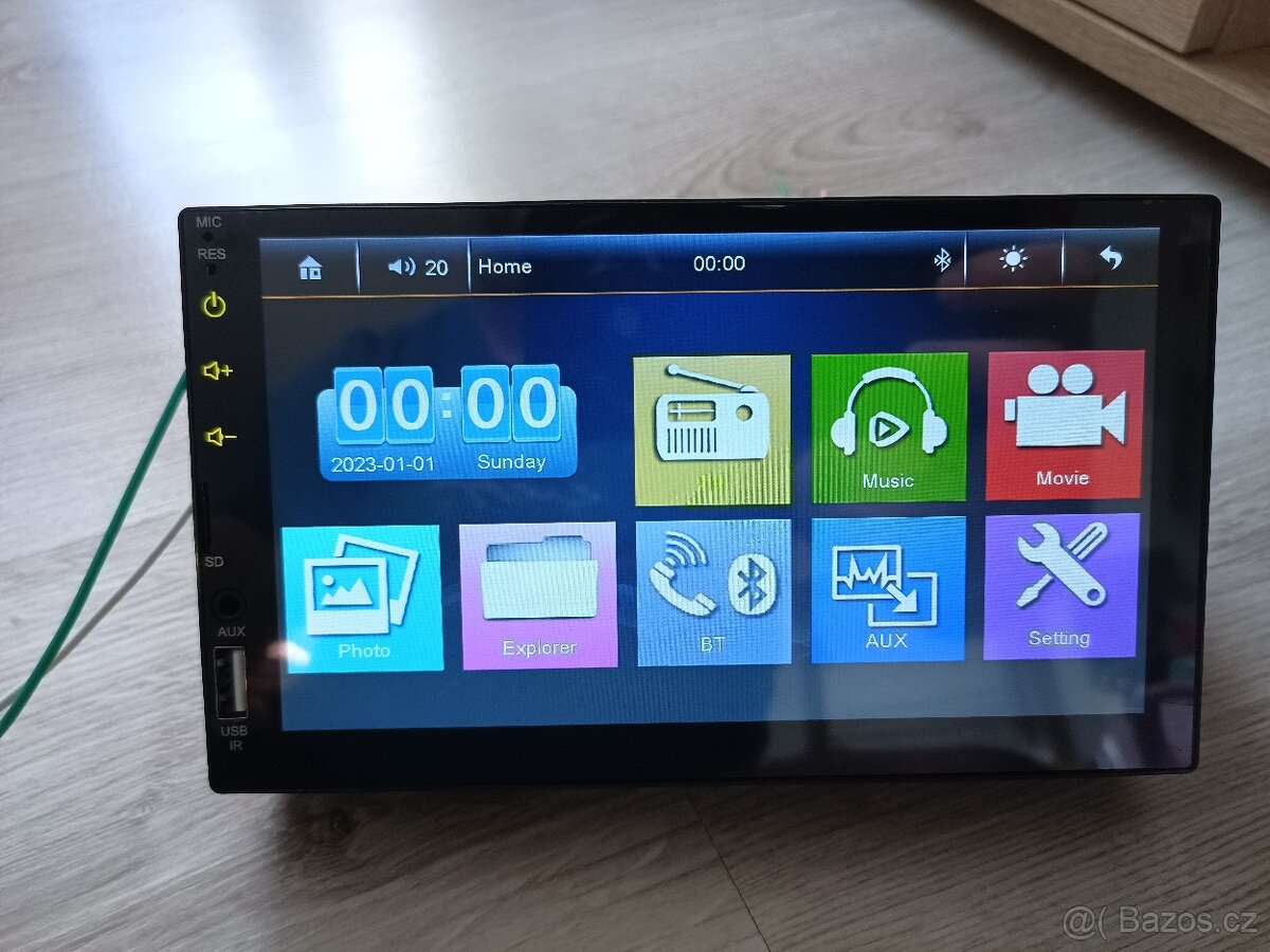 Dotykové 7" autorádio BT USB Mirorlink 1/2DIN - 9