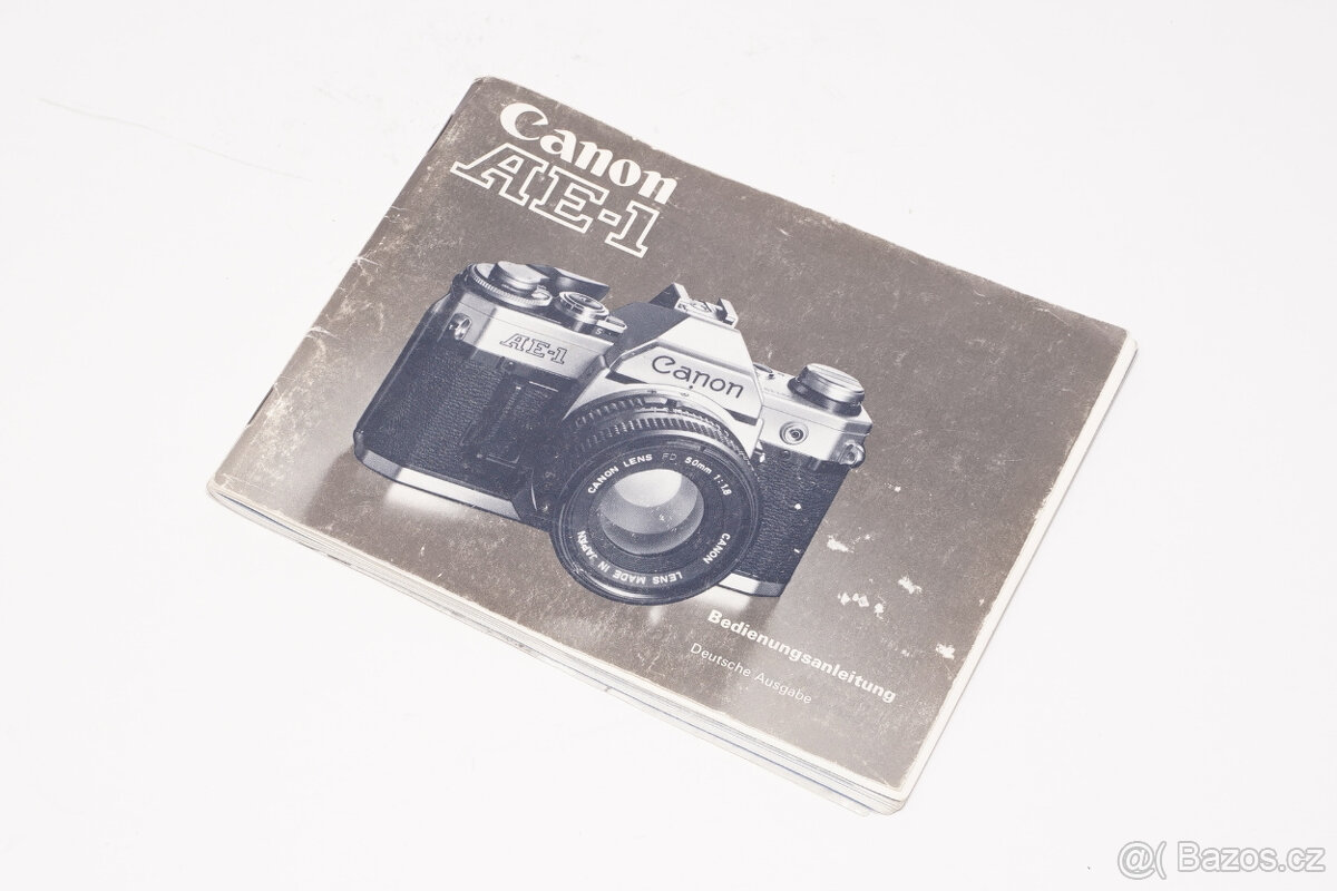 Canon AE-1, FD 50mm/1,4, blesk, brašňa - 9