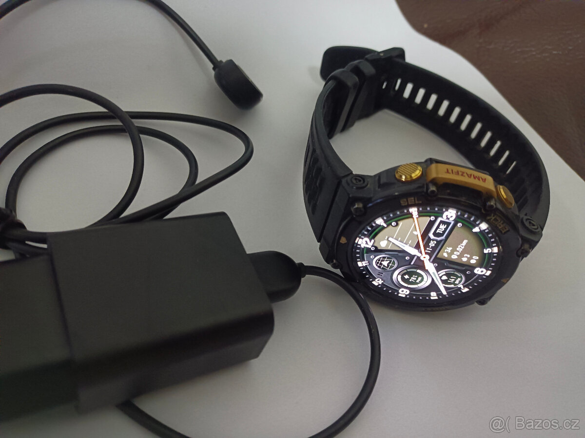 Chytré hodinky Amazfit T-Rex 2 A2170, originál nabíječka - 9