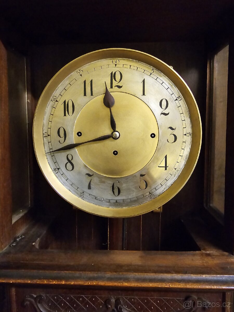 VÍDEŇSKÉ BAROKO,3ZÁVAŽOVÉ PODLAHOVÉ HODINY - 9