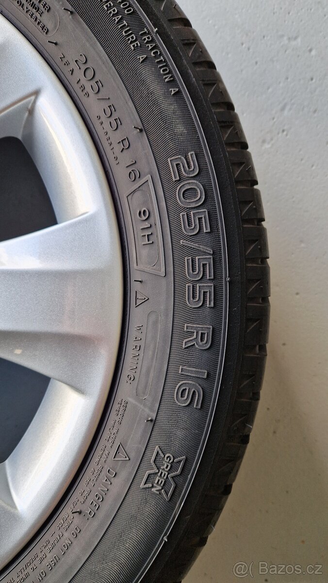 Letní kola 16" Opel + pneu 205/55/16 - 9