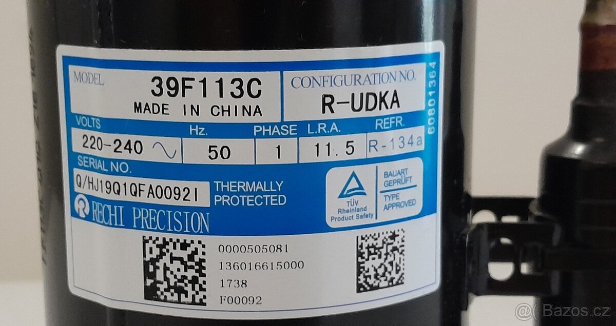 Electrolux - kompresor, úplný, set, 39F113C,1165kcal/h, 1 ku - 9