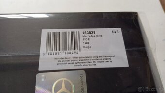 Norev 1/18 Mercedes 190E 1984 beige limit 200 ks - 9