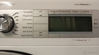 Pračka a sušička prádla Bosch - 9