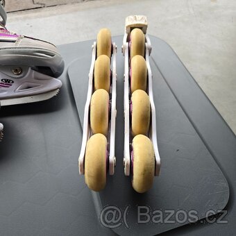 Dětské brusle WORKER 2v1, vel. 29-32 - kolečkové/inline - 9