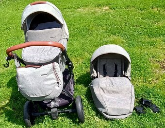 Kombinovaný kočárek Bebetto Luca - Velmi zachovalý - 9