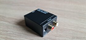 Digitálně analogový audio převodník z optiky > Rca - 9