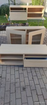 Jídelní stůl,tv stolek,nástěnná skříň IKEA - 9