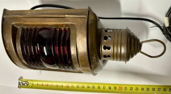 Starožitná lampa PORT krásný TOP kousek - 9