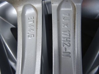 Alu disky origo Mercedes, 17", 5x112, ET 44,5 , šířka 7J - 9