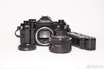 Canon A-1, FD 50mm/1,8, Power Winder A - 9