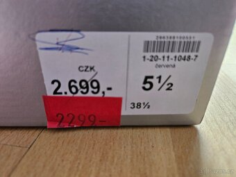 Dámské červené polobotky zn. GABOR - 9