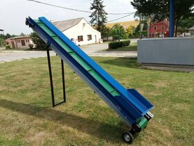 Dopravník - transportér na piliny, štěpku a uhlí - 9