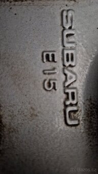 Prodám sadu originálních alu disků - kol Subaru J17 x 7J - 9