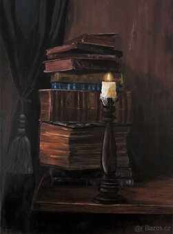 Ručně malovaný obraz – zátiší - 9