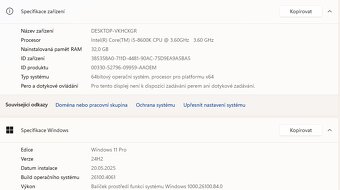 i5 8600K / TUG B360M-PLUS GAMING / RX 5700 XT / 6měs. záruka - 9