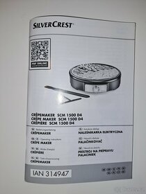 Silvercrest - palačinkovač a elektrický mlýnek na sůl a pepř - 9