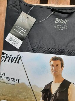 Rybářská vesta, černá barva, nová, velikost M 48/50 EUR - 9
