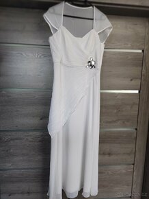 Lehoučké svatební šaty vel.44 - 9