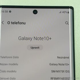 Samsung Galaxy Note 10 plus, stav nového, 12 GB / 256 GB - 9