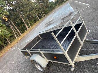 Bržděný přívěs Hapert 1000 kg, 130x250 cm, nová stk - 9