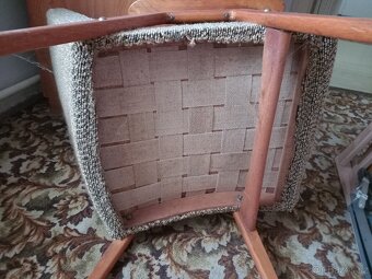 staré židle, taburet, křeslo - 9